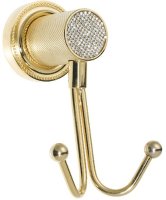 Двойной крючок Boheme Royal Cristal 10926-G-B Золото
