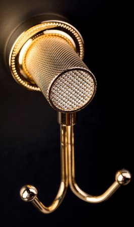 Двойной крючок Boheme Royal Cristal 10926-G-B Золото 