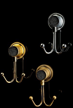 Двойной крючок Boheme Royal Cristal 10926-G-B Золото 