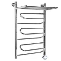 Полотенцесушитель электрический Ника Curve ЛZ/ВП 80х50 правый тэн