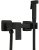 Гигиенический душ со смесителем Haiba HB5513-7 Черный матовый 