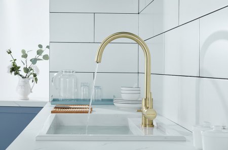 Смеситель Paulmark Essen Es213211-BR для кухонной мойки, бронза 