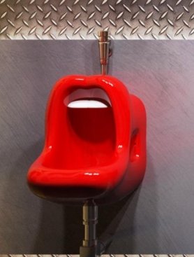 Писсуар Sanita Luxe Kiss LOVSLUR03 Красный 