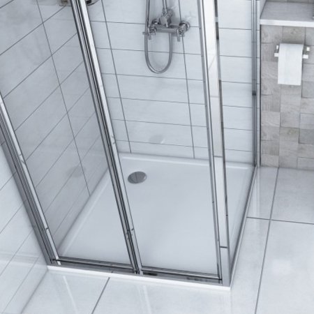 Душевой поддон из искусственного камня Aquaton Калифорния 80x80 1A713836CA010 Белый 