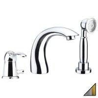 Смеситель на борт ванны Webert Aurora AU850701017 Смеситель на борт ванны Webert Aurora AU850701017