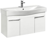 Тумба под раковину Aquaton Беверли 100 1A236701BV010 подвесная Белый глянец