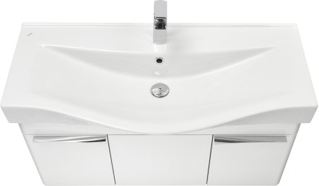 Тумба под раковину Aquaton Беверли 100 1A236701BV010 подвесная Белый глянец 