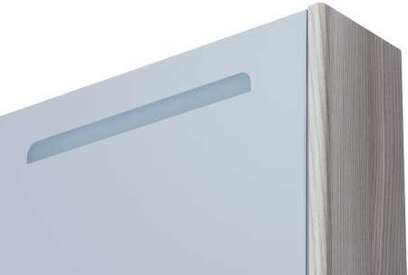 Зеркальный шкаф Aquaton Сильва 50 L 1A215502SIW6L с подсветкой Дуб фьорд 