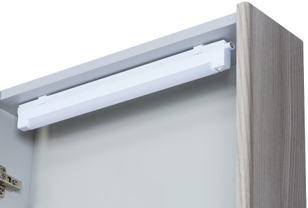 Зеркальный шкаф Aquaton Сильва 50 L 1A215502SIW6L с подсветкой Дуб фьорд 