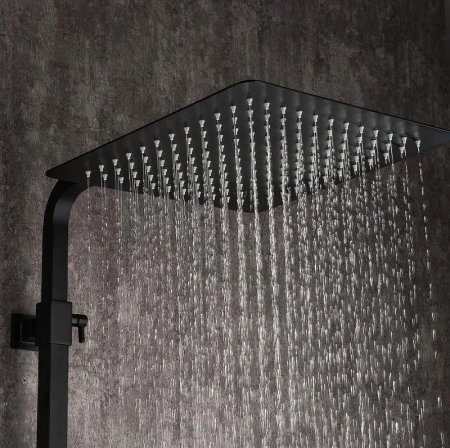 Душевая система Gappo G2417-6 Черный матовый 