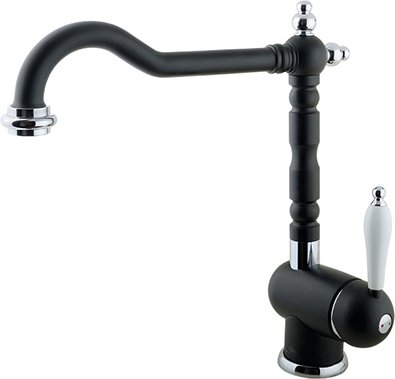 Смеситель для кухонной мойки Timo Morea 2406F anthracite 