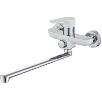 Cмеситель для ванны HANSEN H22037F Белый/Хром