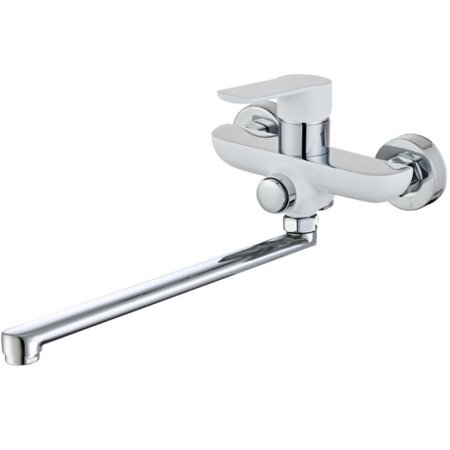 Cмеситель для ванны HANSEN H22037F Белый/Хром 