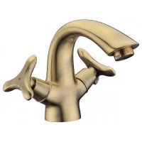 Смеситель для раковины Kaiser Trio 57011-1 Бронза Смеситель для раковины Kaiser Trio 57011-1 Бронза