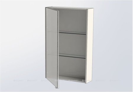 Зеркало-шкаф Aquanet Августа 58 белый 