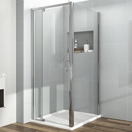 Душевой уголок Vincea Intra 100х90 VSR-1I901090CL профиль Хром стекло прозрачное 