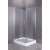 Душевой уголок Esbano ESD-8190 с поддоном 100x80 см, профиль хром, стекло прозрачное 