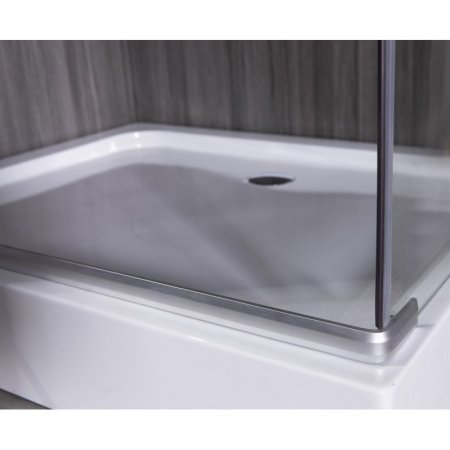 Душевой уголок Esbano ESD-8190 с поддоном 100x80 см, профиль хром, стекло прозрачное 