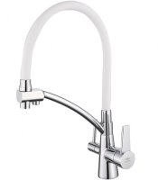 Cмеситель для кухни под фильтр ViEiR V15007-F Хром/Белый