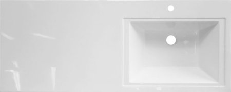 Тумба с раковиной Эстет Dallas Luxe 130 напольная, 3 ящика, R 