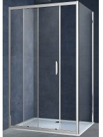 Душевой уголок Vincea Alpha 150x80 VSR-3AL8015CL профиль Хром стекло прозрачное