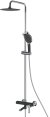 Душевая система Shevanik S6036H, черный/хром 