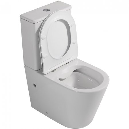 Унитаз компакт Abber Bequem AC1112 с бачком и сиденьем Микролифт 