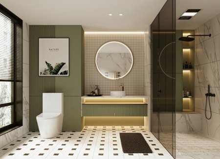 Унитаз компакт Abber Bequem AC1112 с бачком и сиденьем Микролифт 