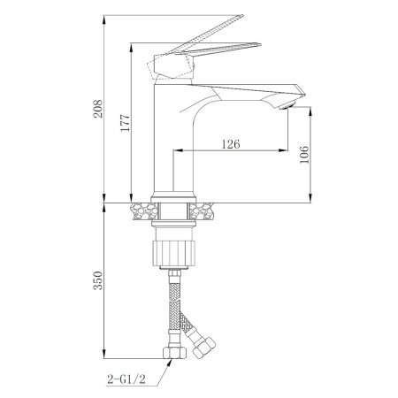 Смеситель Boch mann BM8726 для раковины 