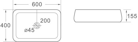 Раковина SantiLine SL-1061 