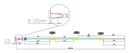 Шторка на ванну Cezares Pratico V4 100/140 P Cr L 