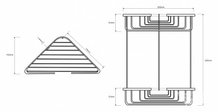 Полка Bemeta Cytro 102308132 
