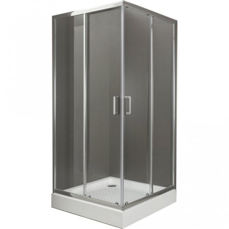 Душевой уголок BelBagno UNO-195-A-2-90-C-Cr 90x90 профиль Хром стекло прозрачное 