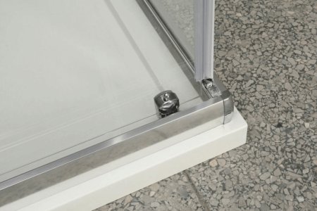 Душевой уголок BelBagno UNO-195-A-2-90-C-Cr 90x90 профиль Хром стекло прозрачное 