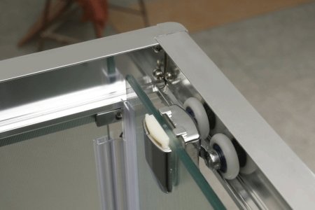 Душевой уголок BelBagno UNO-195-A-2-90-C-Cr 90x90 профиль Хром стекло прозрачное 