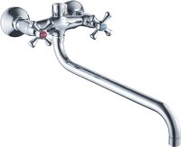 Смеситель для ванны длинный излив HAIBA CRON CN2742