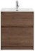 Тумба с раковиной BelBagno KRAFT39-600/390-2C-PIA-RT Rovere Tabacco 