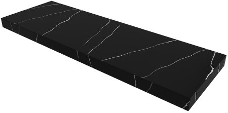 Столешница под раковину Boheme Armadi Art Flat 140 869-140-NM Черный мрамор 