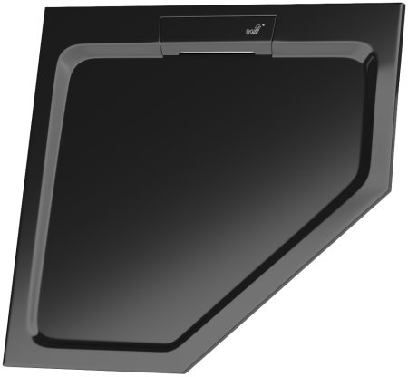 Душевой поддон трапеция RGW STA-61B Черный  900x900 