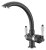 Смеситель для кухонной мойки Zorg Clean Water ZR 327 YF хром черный металл 
