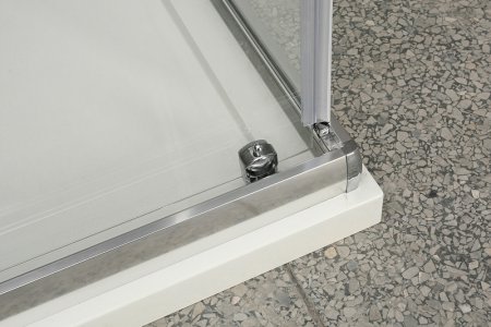 Душевой уголок BelBagno Uno 110x80 UNO-AH-1-110/80-C-Cr профиль Хром стекло прозрачное 