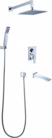 Душевой комплект Lemark Contest LM5822CW с внутренней частью 