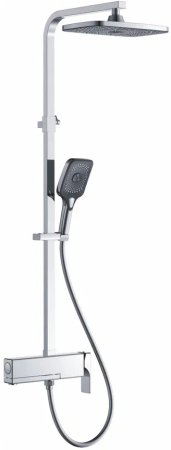 Душевая система Rose R1036, хром 