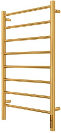 Полотенцесушитель электрический Terminus Аврора П8 50х85 quick touch, брашированное золото 