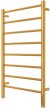 Полотенцесушитель электрический Terminus Аврора П8 50х85 quick touch, брашированное золото 