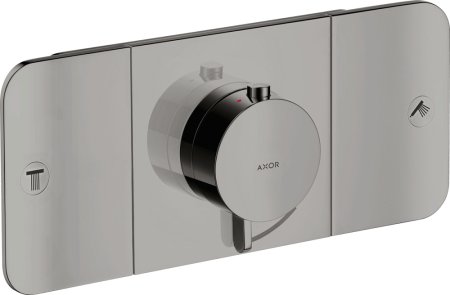 Термостат Axor One 45712330 для душа, полированный черный хром 