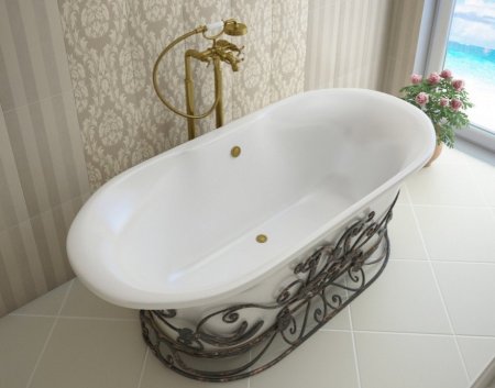 Кованая подставка для ванны Эстет Лион 