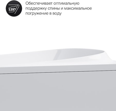 Акриловая ванна AM.PM Sensation 170x75 без гидромассажа 