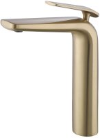 Смеситель для раковины высокий Rose R3911G, золотой сатин