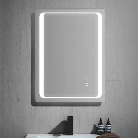 Зеркало Gappo 60 G605 с подсветкой с сенсорным выключателем, подогревом и часами 